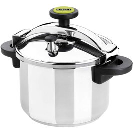 Monix Classica M530002 Olla a Presión 22cm 6L Acero Inoxidable Apta Inducción